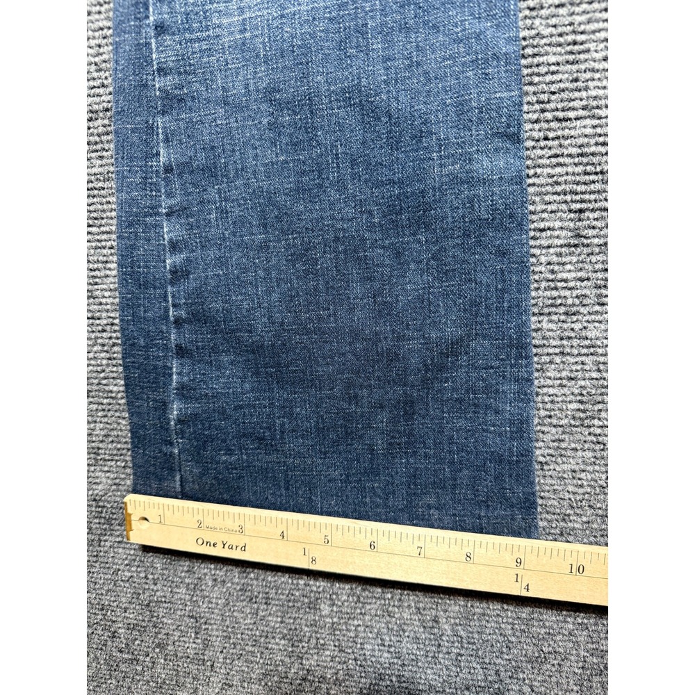Levi's 518 Superlow Bootcut Jeans Women 7 Short Blue Low Rise Stretch - Picture 8 of 10